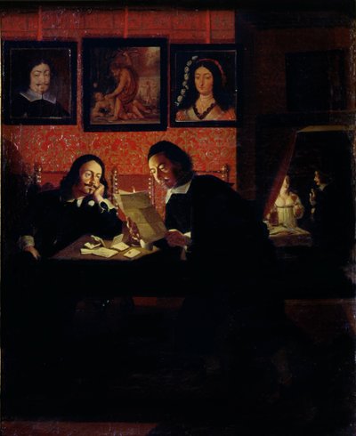 Two Men in a Studio by Wolfgang Heimbach